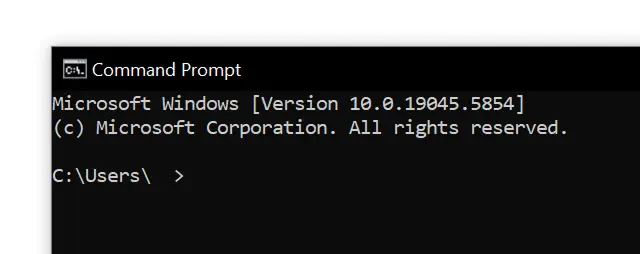 Command Prompt systemu Windows 10